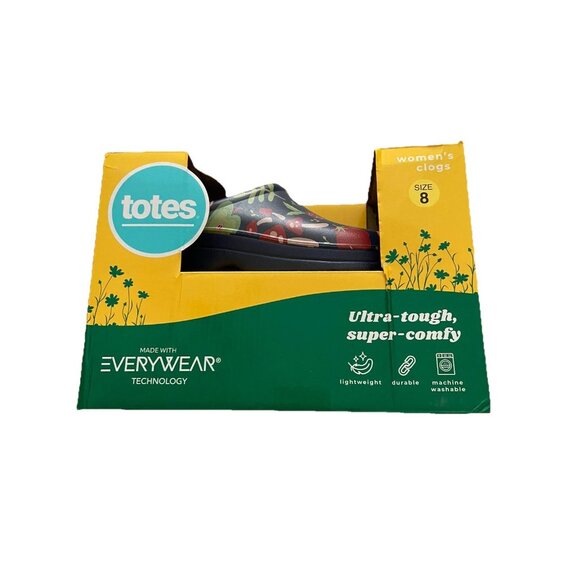 Totes Everywear Ladies Clog Size 8 Veggies garden shoes - Picture 2 of 5